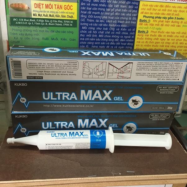Gel diệt gián nhập khẩu Đức Ultra max (Ống 35g)