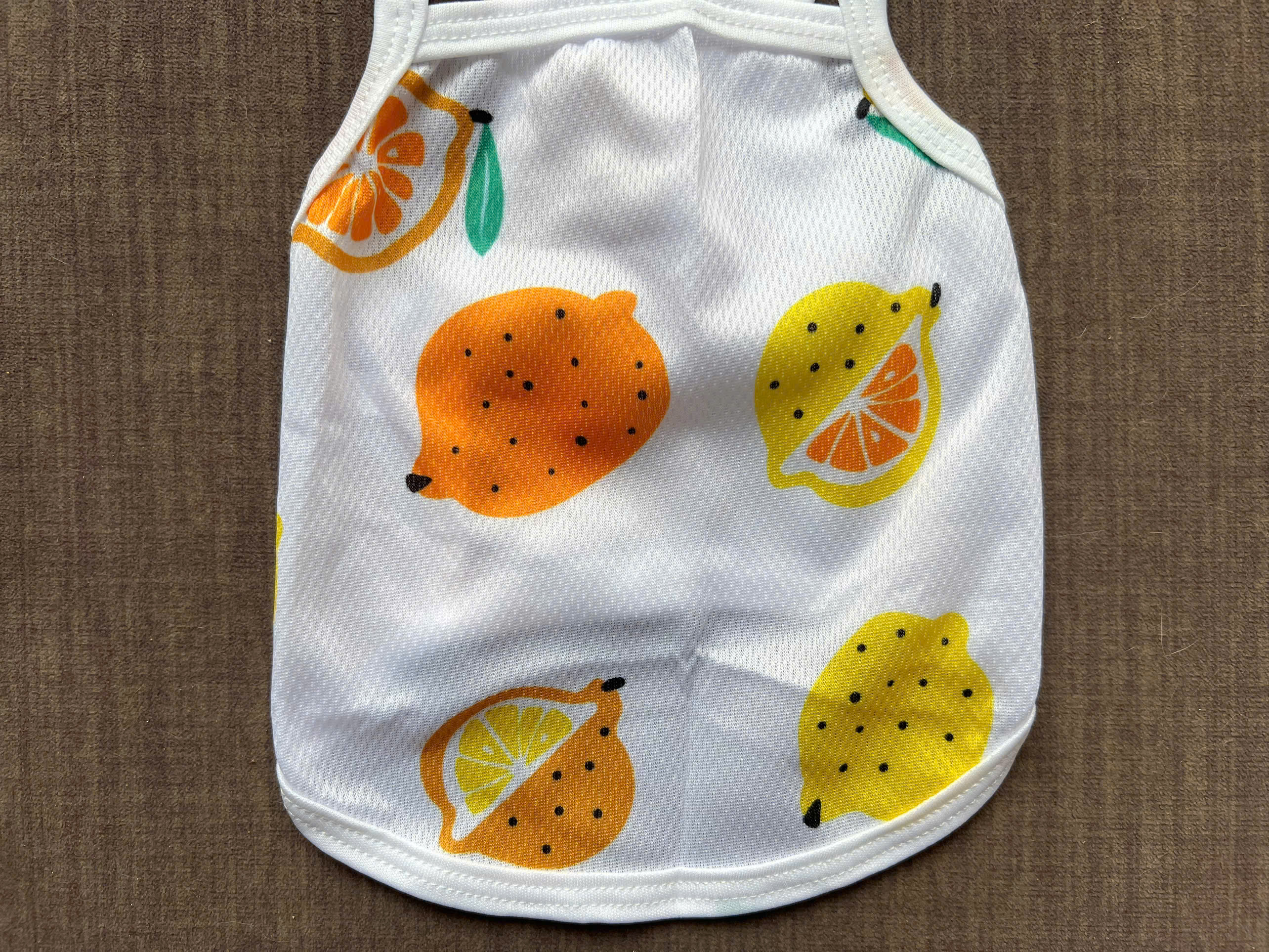 ÁO THUN HAI DÂY TRÁI CÂY THÔNG HƠI SIÊU CUTE TỪ 1-7.5KG DÀNH CHO THÚ CƯNG CHÓ MÈ