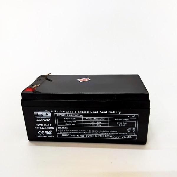 Ắc Quy Lưu Điện OUTDO OT3.3-12 (12V-3.3AH) - Bình Ắc Quy 12V