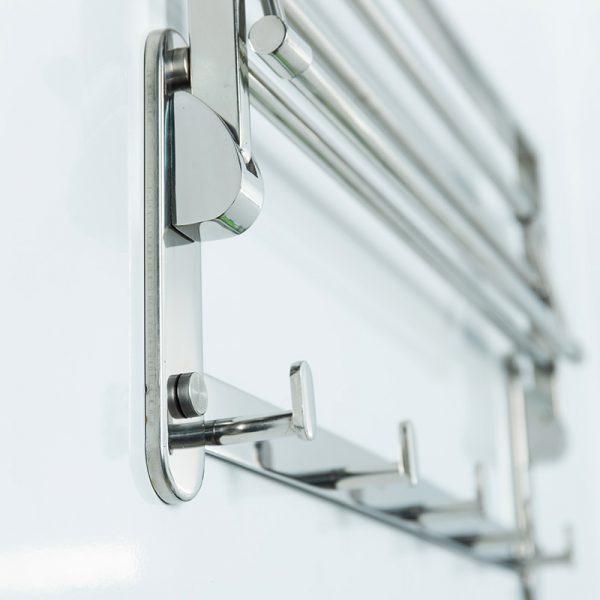 Giàn vắt khăn phòng tắm inox 304, Vắt khăn giàn cao cấp chân đặc chắc chắn đánh bóng sang trọng