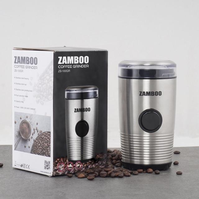 Combo Máy pha cà phê Espresso Zamboo ZB-68CF+ Máy xay ZB-100GR- Hàng chính hãng