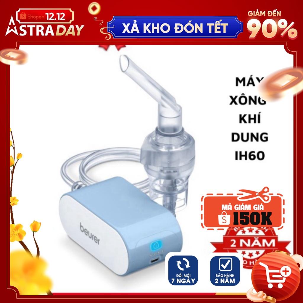 Máy xông mũi họng, máy xông khí dung Beuere IH60, công nghệ khí nén, thiết kế nhỏ gọn và hiện đại