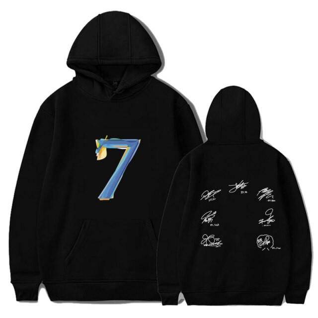 Áo Hoodie BTS Map 7 các thành viên