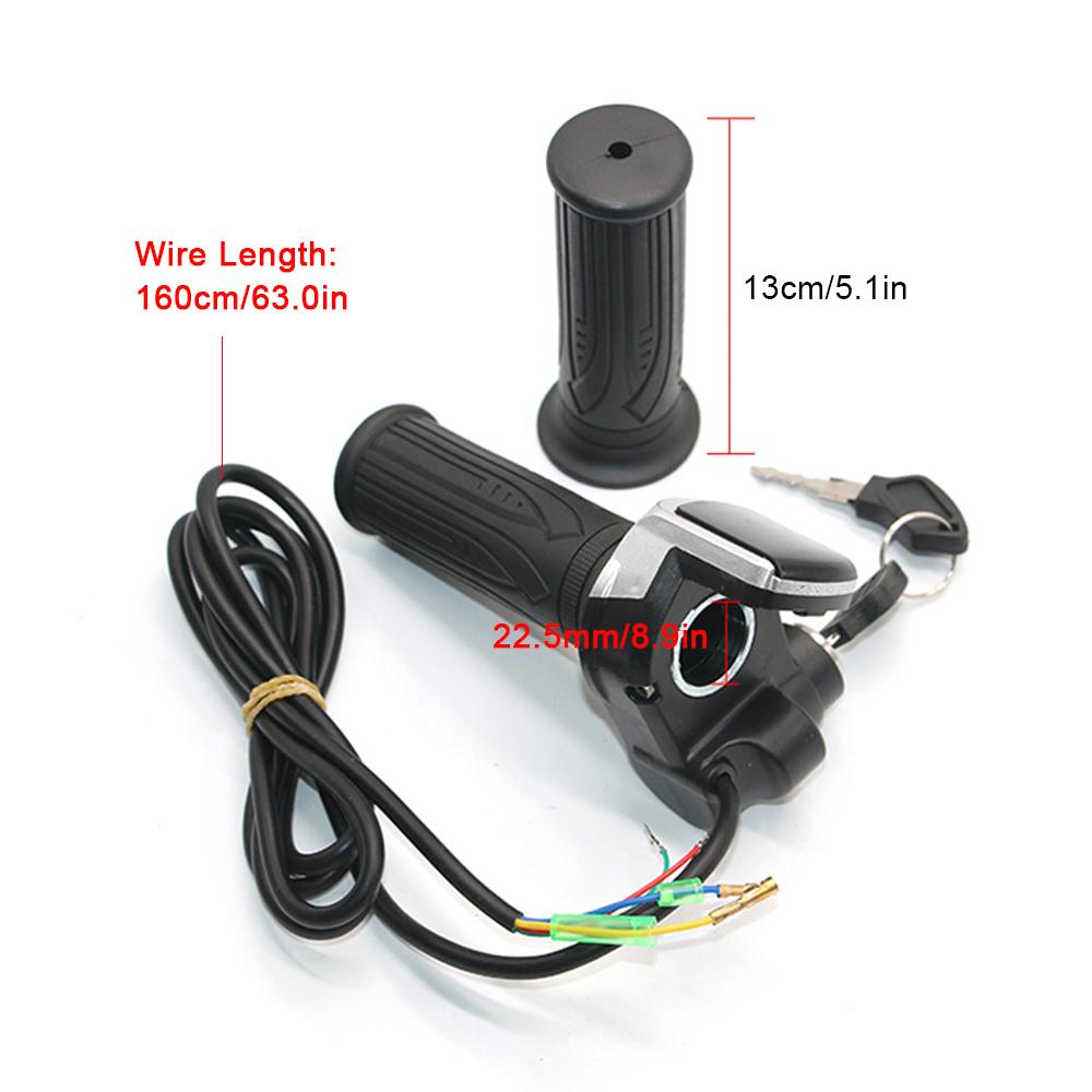 Tay Cầm Ga Xe Đạp Với Đèn Báo Nguồn Điện Với Màn Hình Hiển Thị Pin Lcd 24V / 36V / 48V