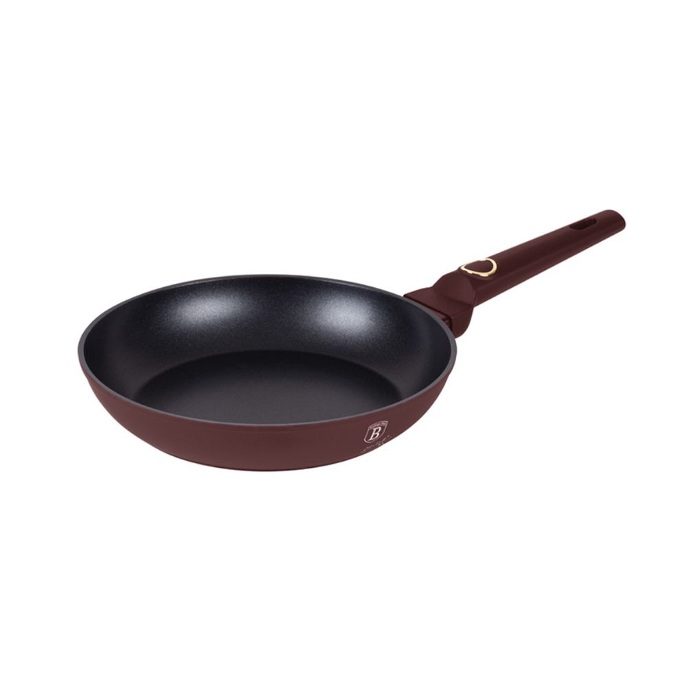 Chảo rán Berlinger Haus BH/8024 28cm màu đỏ mận – Leonardo Collection Hàng chính hãng