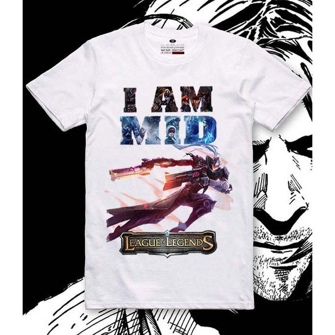 Áo Thun LUCIAN, Áo Thun Liên Minh LUCIAN I AM MID Cao Cấp - LOL TSHIRT