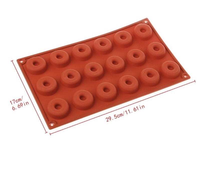 Khuôn silicon 18 donut