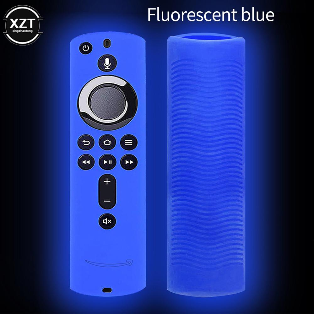 Thiết kế mềm Phụ kiện chống trượt bền bệ Bộ điều khiển từ xa Case Case Silicone Shockproof cho Stick Fire TV 5,9 inch 4K