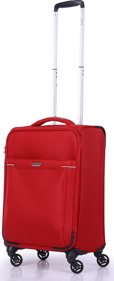Vali Kéo Vải Du Lịch SAKOS STARLINE 6 - Size M (24inch)/ Ký Gửi (Trung) - Khóa TSA - Chống Thấm, Trượt Nước - Đỏ