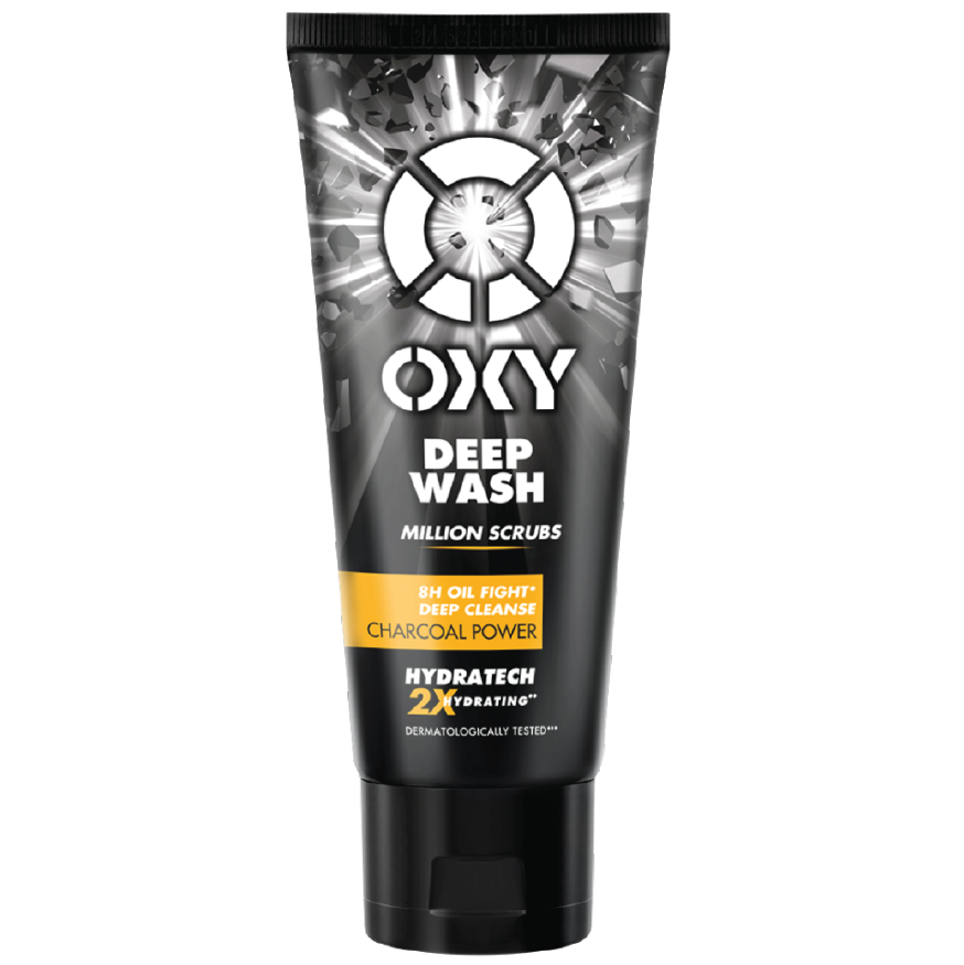 Kem Rửa Mặt Có Hạt Sạch Sâu Oxy Deep Wash