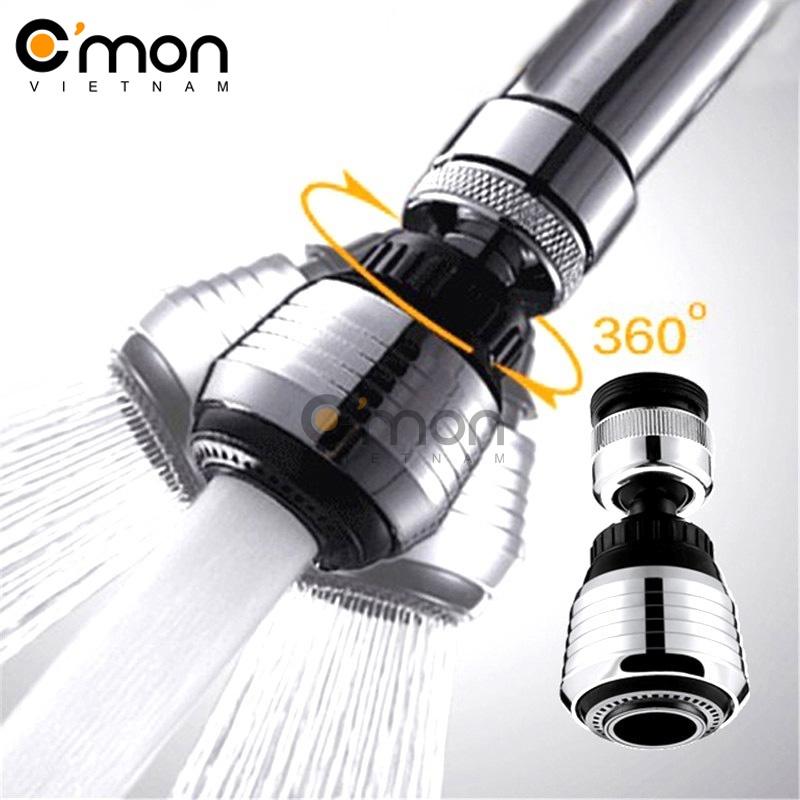Đầu vòi rửa bát chén tăng áp điều hướng 360 độ với 2 chế độ nước Cmon DV-01