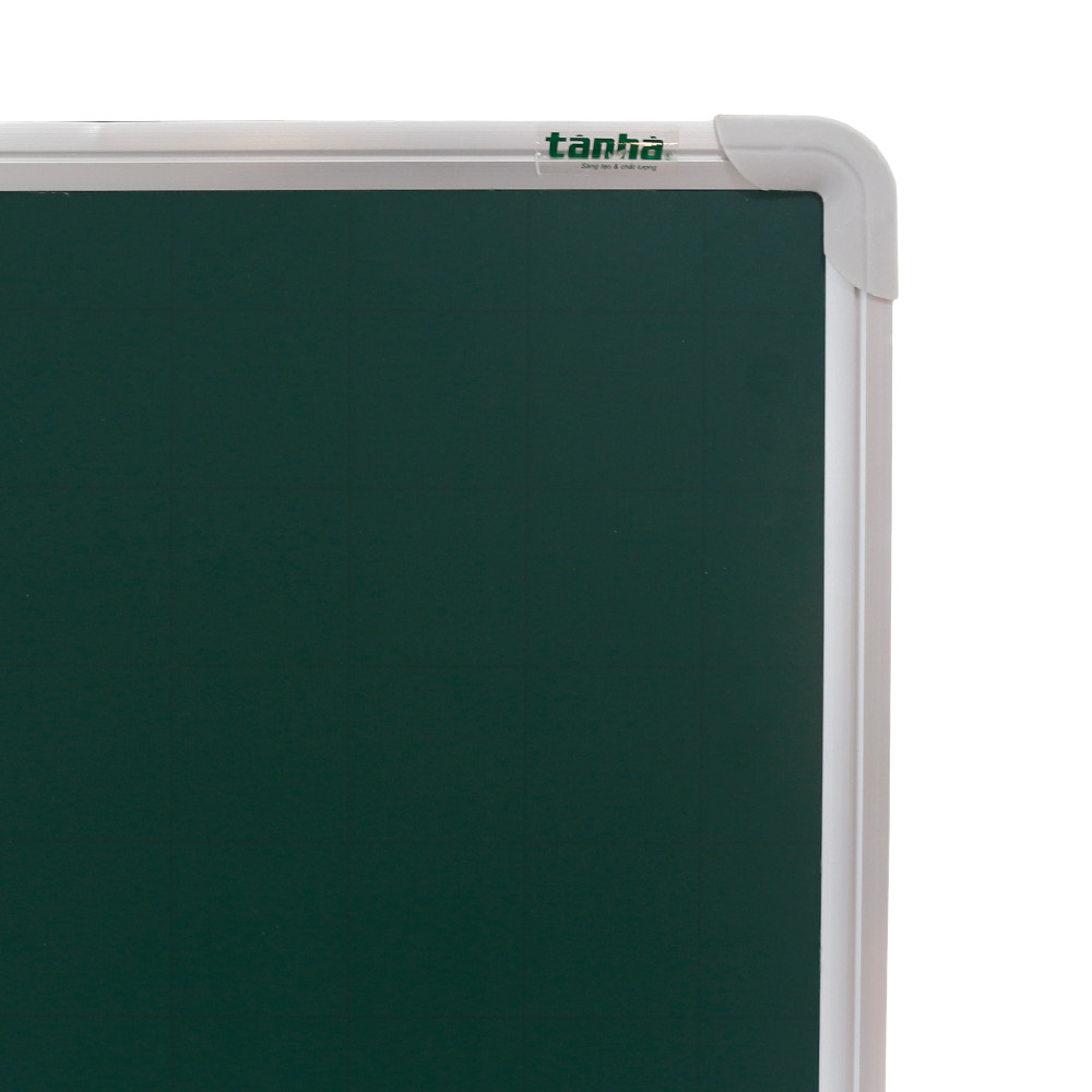 Bảng từ xanh treo tường Hàn Quốc viết phấn - khung nhôm - kích thước 60x100cm - tặng kèm phụ kiện