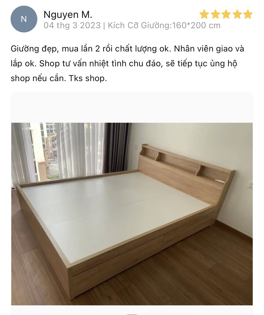 Giường Ngủ Gỗ Công Nghiệp Cao Cấp GN-09