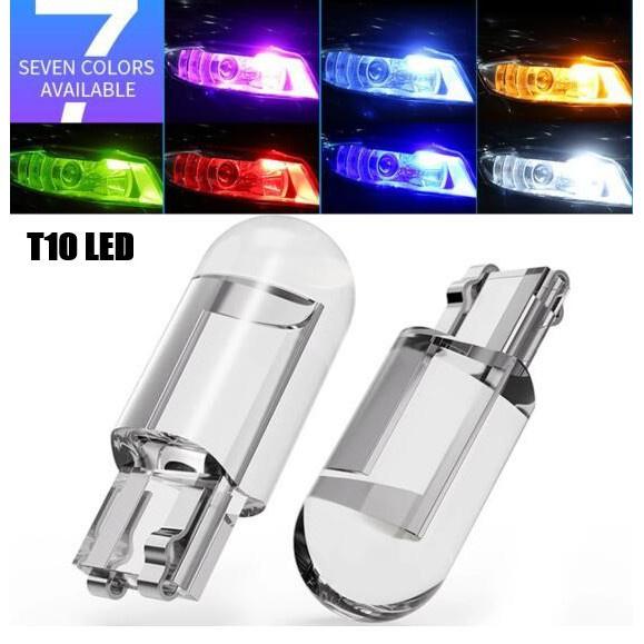 Đèn LED COB T10 W5W WY5W 168 501 2825 gắn biển số xe hơi