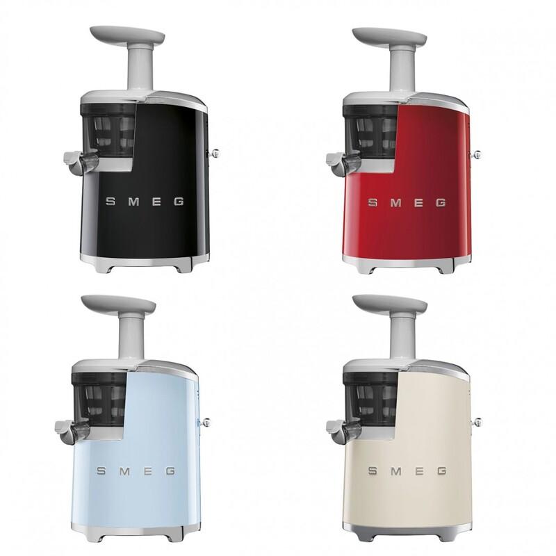 Máy Ép Chậm Smeg, Máy Ép Trái Cây Chậm, Công Suất 150W, 2 Lưới Lọc, Nhập Đức, Slow Juicer Smeg, Nhập Đức,s BH 12 Tháng