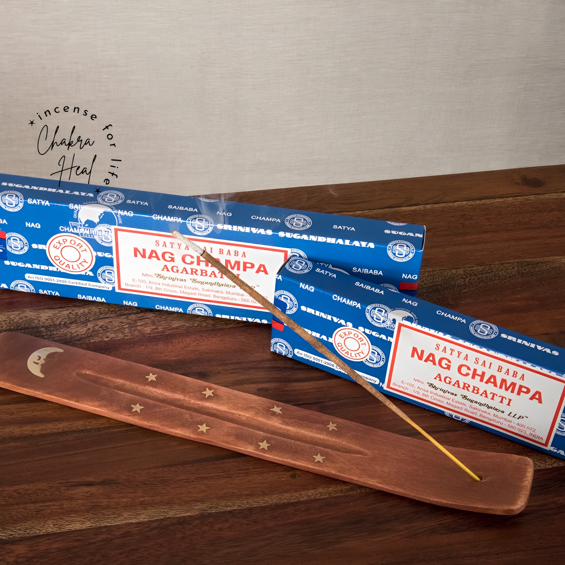 NAG CHAMPA Satya Incense - Nhang và Nụ Trầm Ấn Độ - Mùi Hương Dùng Trong Thiền Định l Chakra Heal Incense