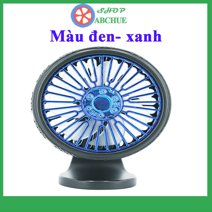 Quạt ô tô mini để taplo xe ô tô , Gắn cửa gió điều hòa có đèn led kết hợp sáp thơm