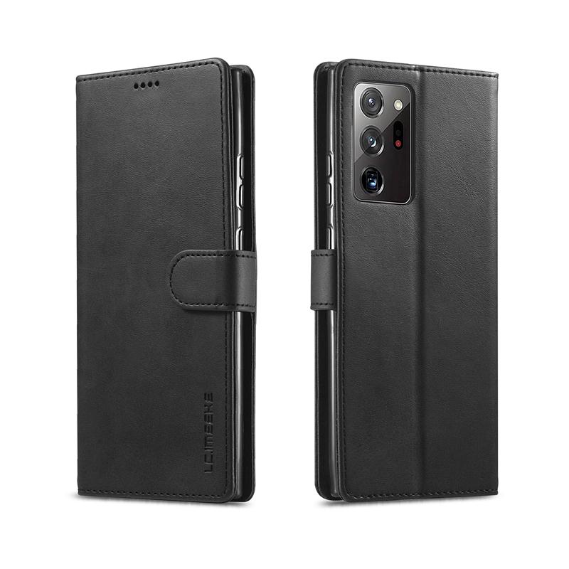 Bao da điện thoại PU kiểu ví nắp lật chống sốc cho Samsung Galaxy Note 20 Ultra 10 9 8 S20 Ultra S10 Plus S10e
