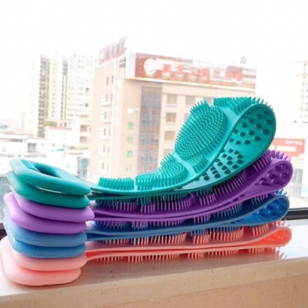 DÂY TẮM CHÀ LƯNG SILICON CÓ HỘP - GIAO MÀU NGẪU NHIÊN