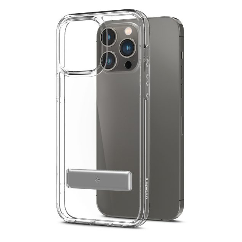 Ốp lưng SPIGEN dành cho iPhone 14 Promax Ultra Hybrid S Crystal Clear - Hàng chính hãng
