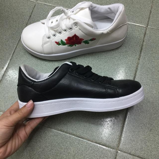 GIÀY Hoa hồng thêu cực đẹp