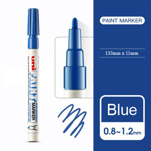 Bút sơn Uni Paint Marker PX-21 px21 nét nhỏ 0,8-1,2mm viết được trên mọi bề mặt - không thấm nước - không phai màu