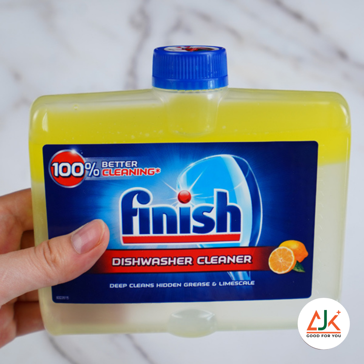 Dung dịch vệ sinh máy rửa bát Finish 250ml - Dành cho máy rửa chén - Nhập khẩu tại Đức