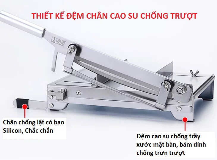 Dao Chặt Thịt Gà KD0248 - Cắt Xương, Thịt, Rau Quả, Nấm, Thuốc Bắc - Inox 430 dày 1.5mm