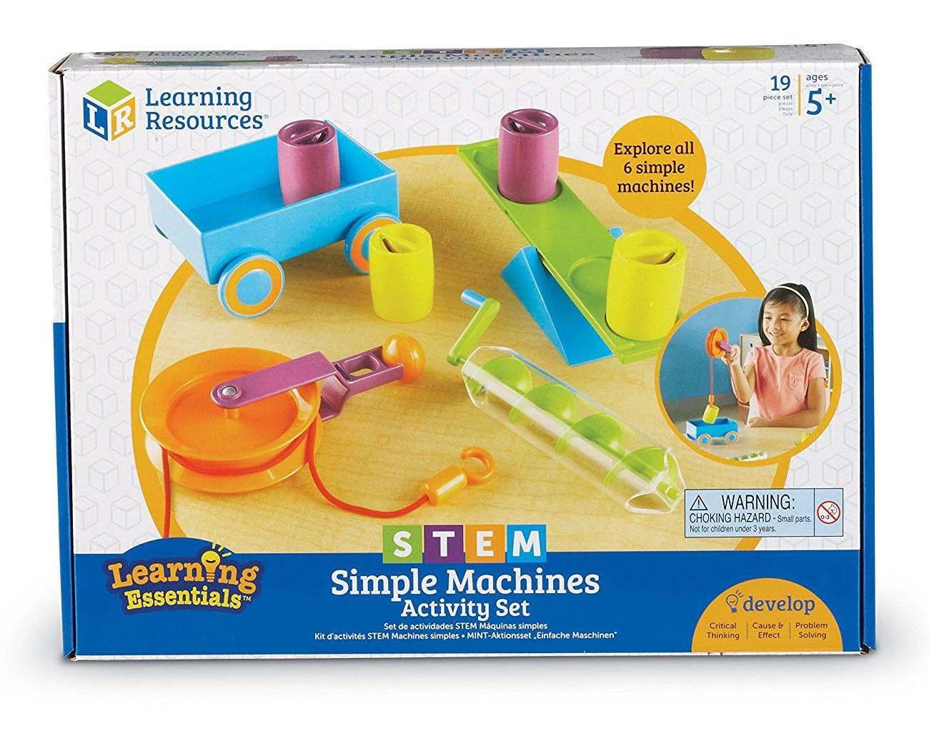 Learning Resources Bộ hoạt động STEM Những cỗ máy đơn giản - STEM Simple Machines Activity Set