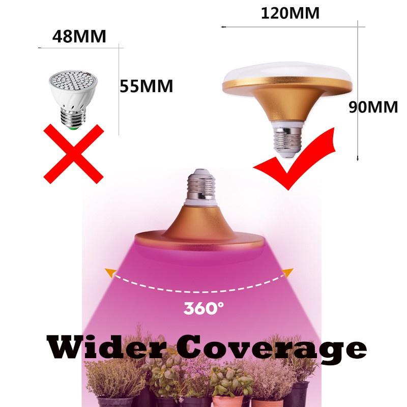 E27 Đèn LED phát triển ánh sáng đầy đủ cho nhà máy Đèn 110V 220V Hoa rau trồng Đèn LED Đèn chiếu sáng