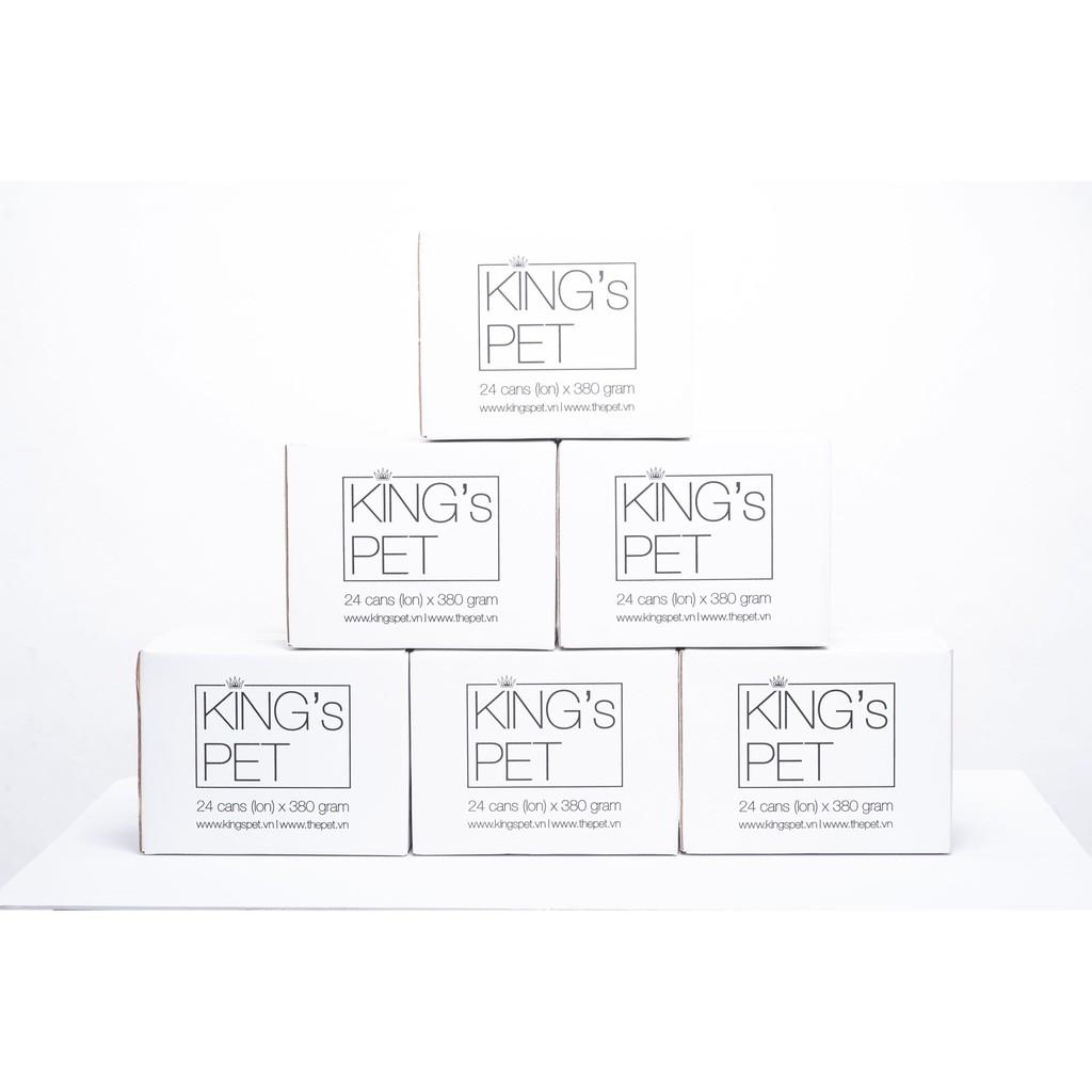 Pate Hỗn hợp Cá King’s Pet lon 380g Thức Ăn Cho Chó Mèo