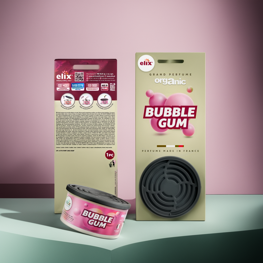 Sáp Thơm  để Taplo Ô tô Elix - Hương Bubble Gum (Kẹo gum)