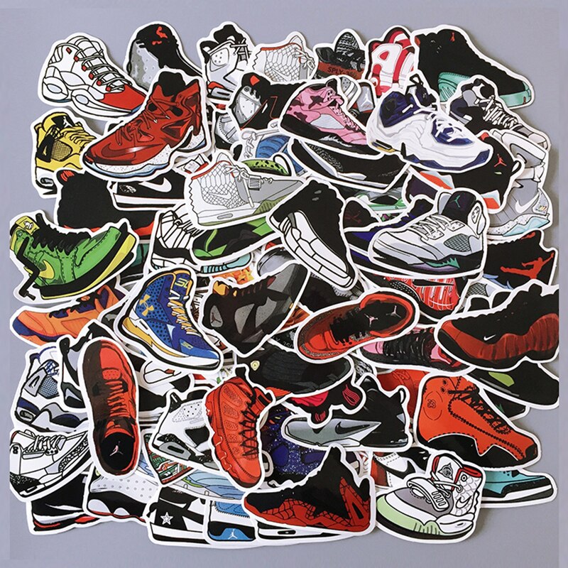 Set 30 Sticker SNEAKER ảnh ép lụa