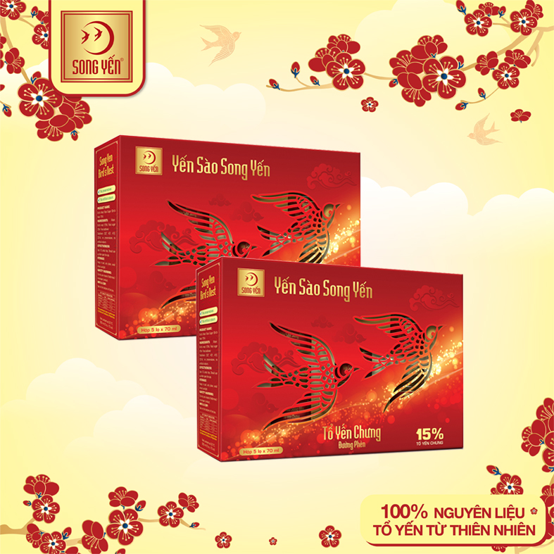 Combo 2 Lốc Tổ Yến Chưng Đường Phèn 15%