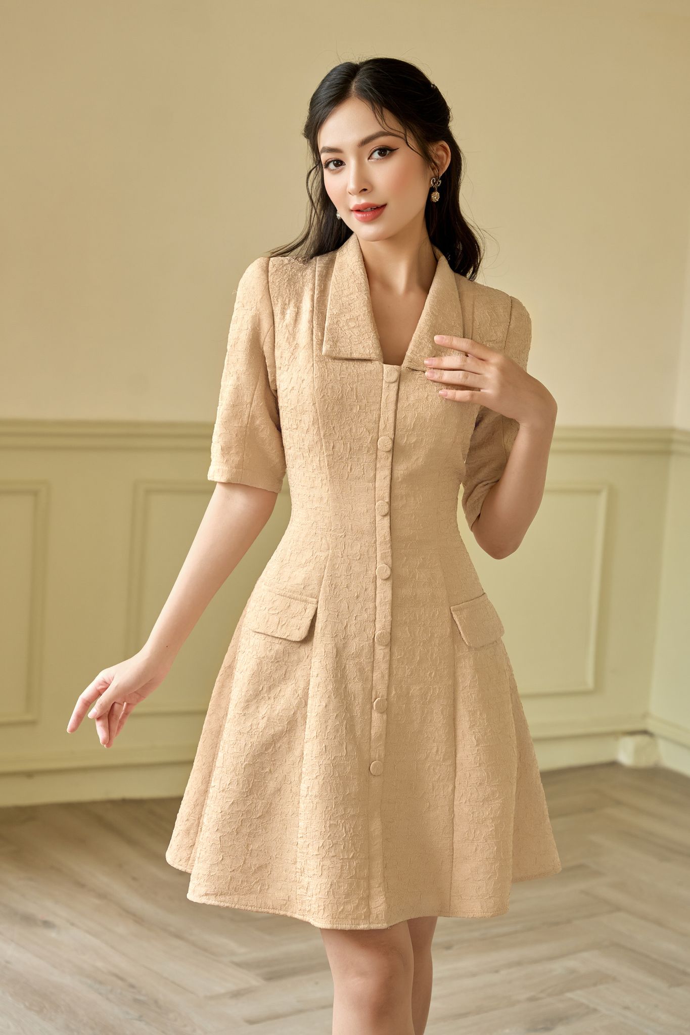 OLV - Đầm Vania Button Dress