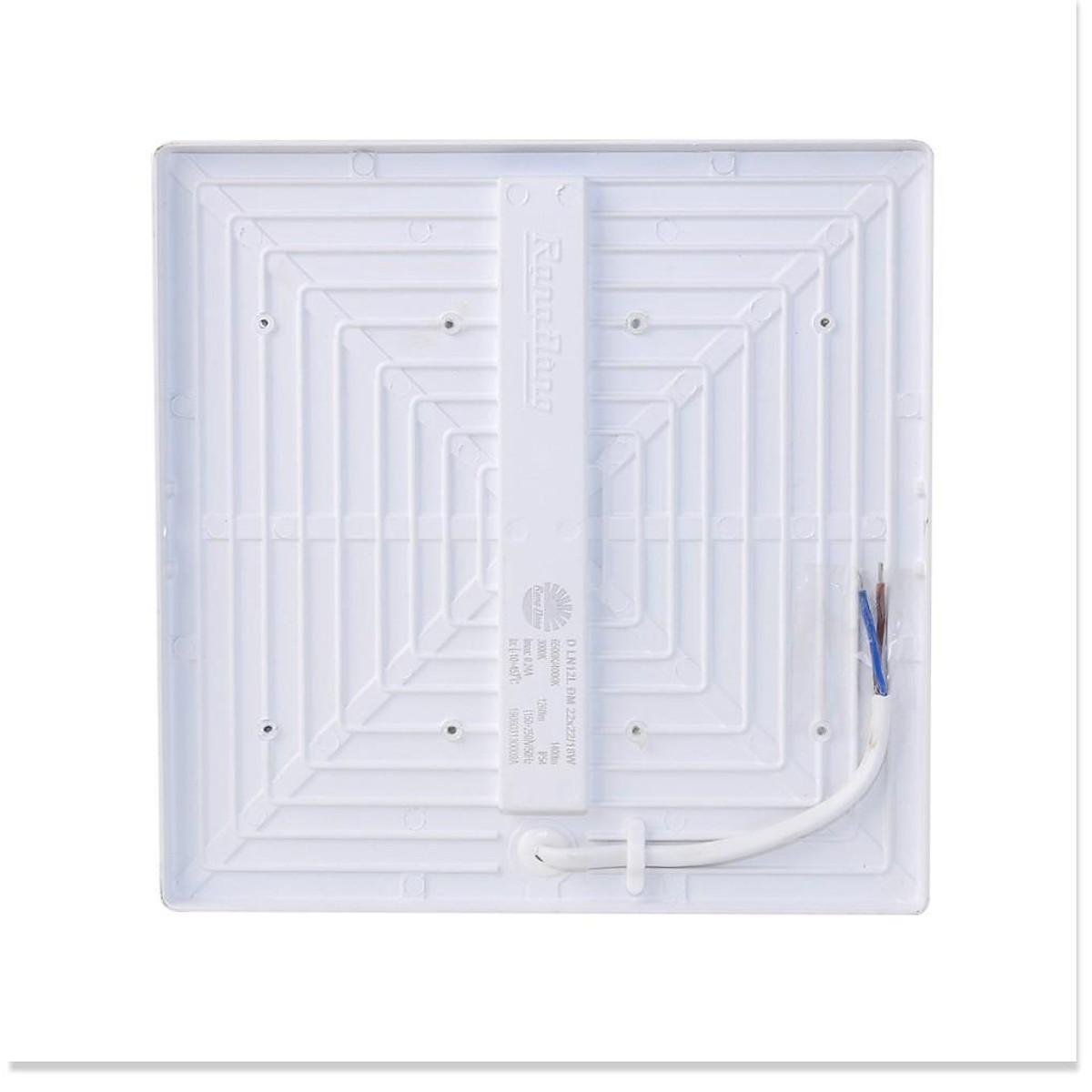 Đèn LED ốp trần đổi màu 18W Rạng Đông LN12N ĐM 220x220/18W