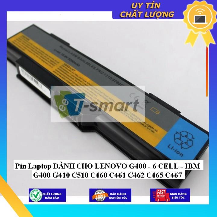 Pin Laptop dùng cho LENOVO G400 - 6 CELL - IBM G400 G410 C510 C460 C461 C462 C465 C467 - Hàng Nhập Khẩu  MIBAT667