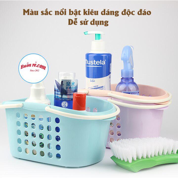 Giỏ đựng đồ đa năng có quai cầm 3 size Nhựa Việt Nhật -Br01360