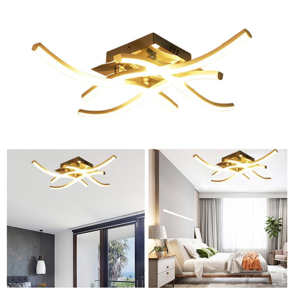 Modern 4-Bar LED Ceiling Light Indoor Kitchen Lamps Lighting Warm White