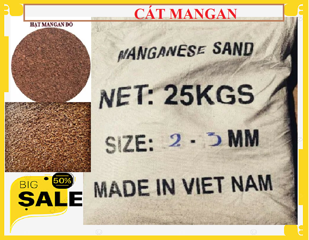 COMBO 5 KG - Cát Mangan  Lọc Nước