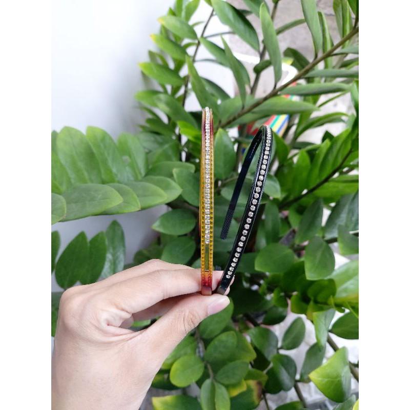 Combo 2 băng đô cài tóc đính đá dễ thương