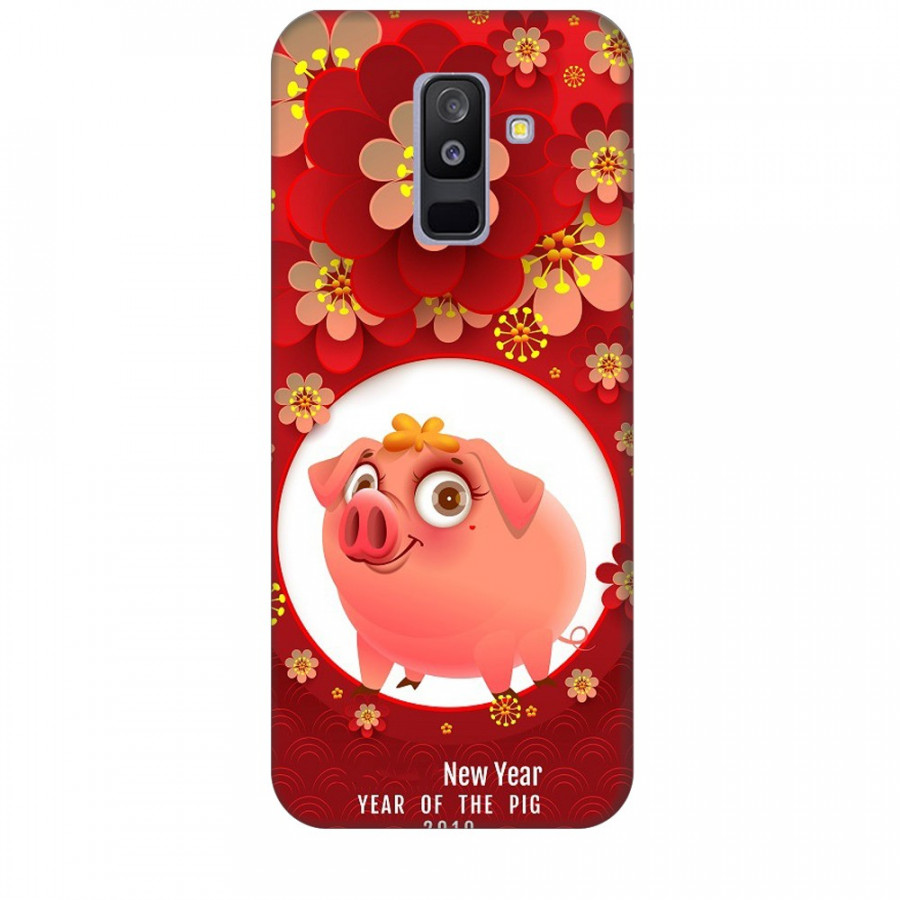 Ốp lưng dành cho điện thoại  SAMSUNG GALAXY A6P LUS 2018 Happy New Year Mẫu 2