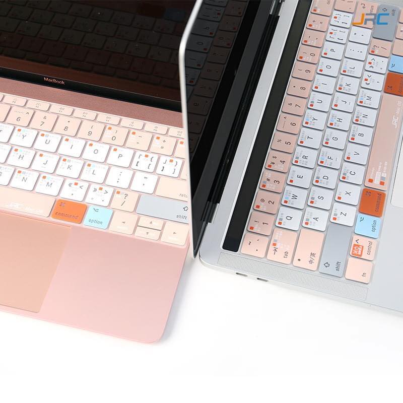 Hình ảnh Phủ phím hướng dẫn phím tắt JRC Easy Style Orange cho Macbook đủ size- Hàng chính hãng