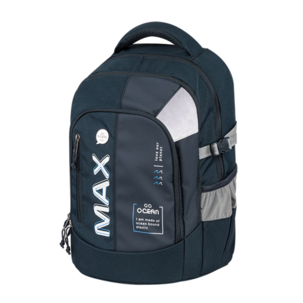 Ba Lô Chống Gù Max Backpack Pro 2 - Double Navy - Go Ocean - Tiger Max TMMX-050A