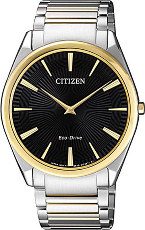 Đồng hồ Nam Citizen dây kim loại Eco-Drive kính Sapphire AR3078-88E