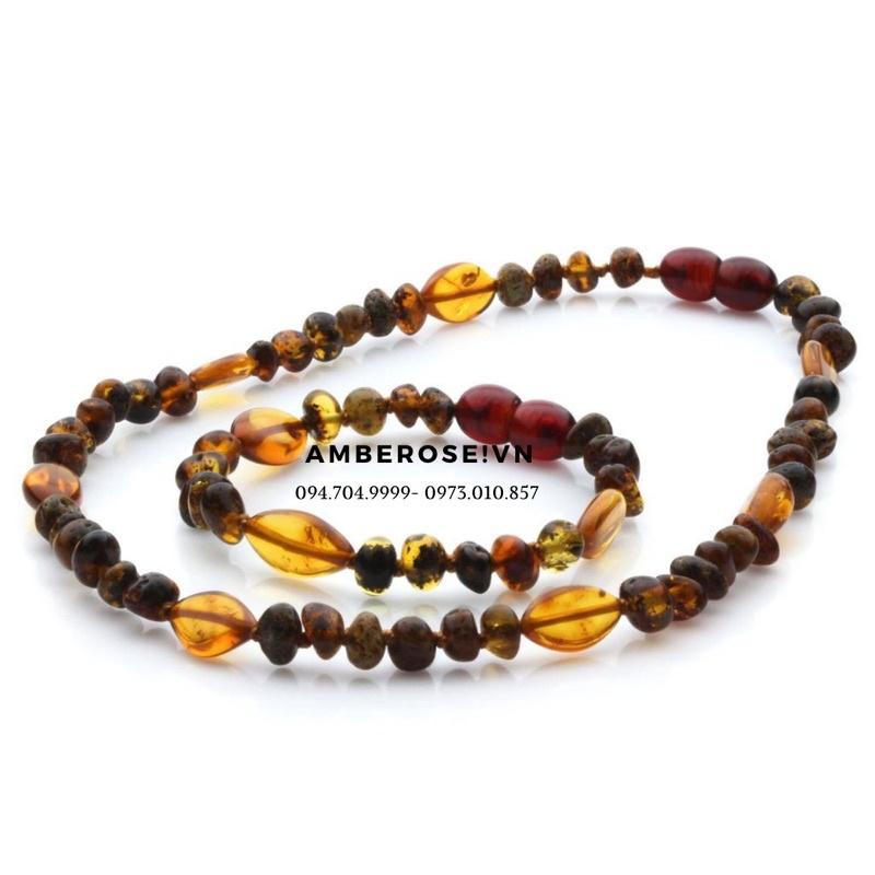 Vòng tay hp Amber Úc cho bé 0-3y size 14 cm VTABDB11
