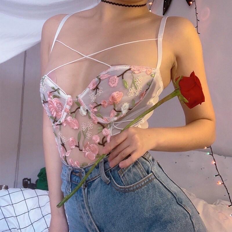 BODYSUIT ren hoa đan dây cao cấp-CÓ KHUY ĐÁY CỰC XINH GIAO HOẢ TỐC HCM