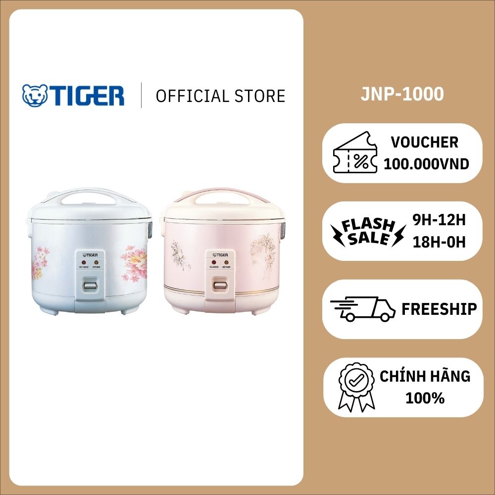 Nồi cơm điện Tiger JNP 1000 - Hàng nhập khẩu