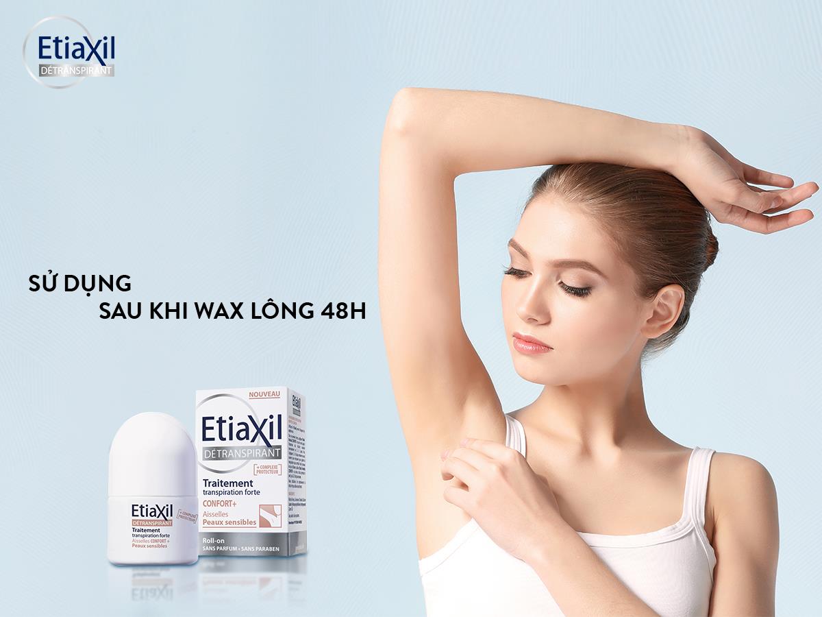 Combo Xịt khử mùi ngăn mồ hôi chân 100ml và Lăn khử mùi ngăn mồ hôi cho da siêu nhạy cảm (Màu nâu) Etiaxil 15ml + Tặng 1 Khăn lau mặt cao cấp Etiaxil