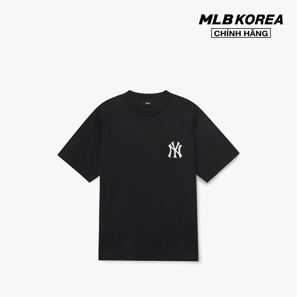 MLB - Áo thun unisex cổ tròn tay ngắn Illusion Clipping 3ATSU2033-50BKS